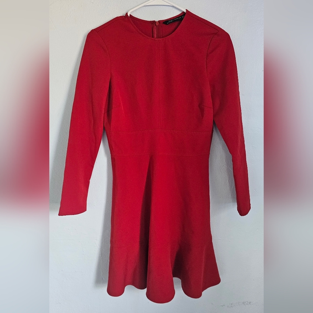 Zara Vibrant Red Women's Dresses Talla XS